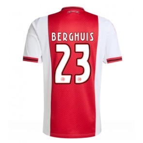 Ajax Steven Berghuis #23 Hjemmebanetrøje 2025-26 Kortærmet